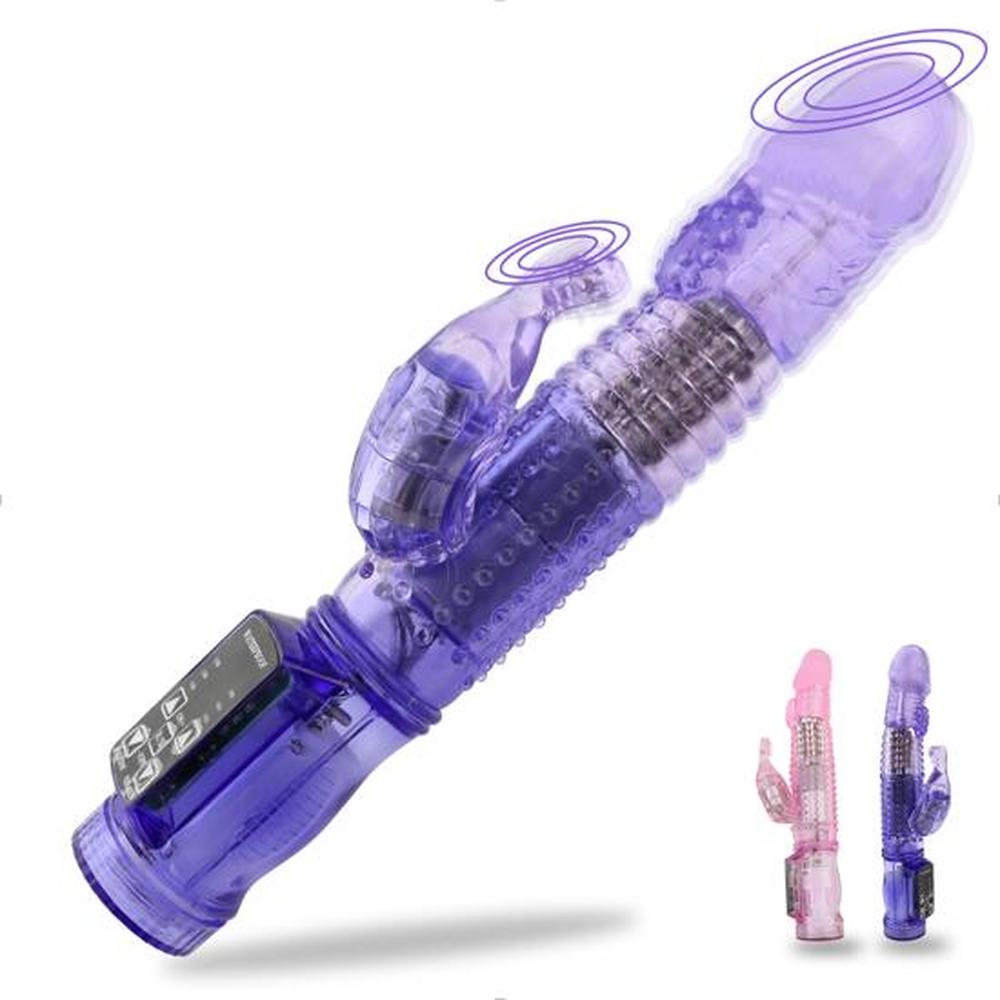 Vibrador Giratorio Y Estimulador De Clitoris Sophia Fetiche Sex Shop